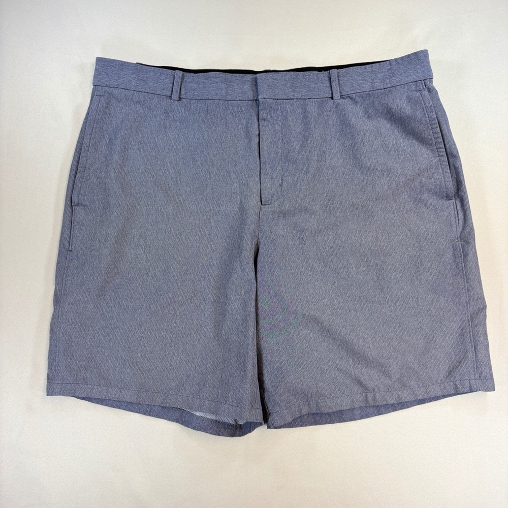 Nike Golf Shorts Mens 38 Blue Grey AJ5495-015 Dri-FIT Flat Front Athletic Casual